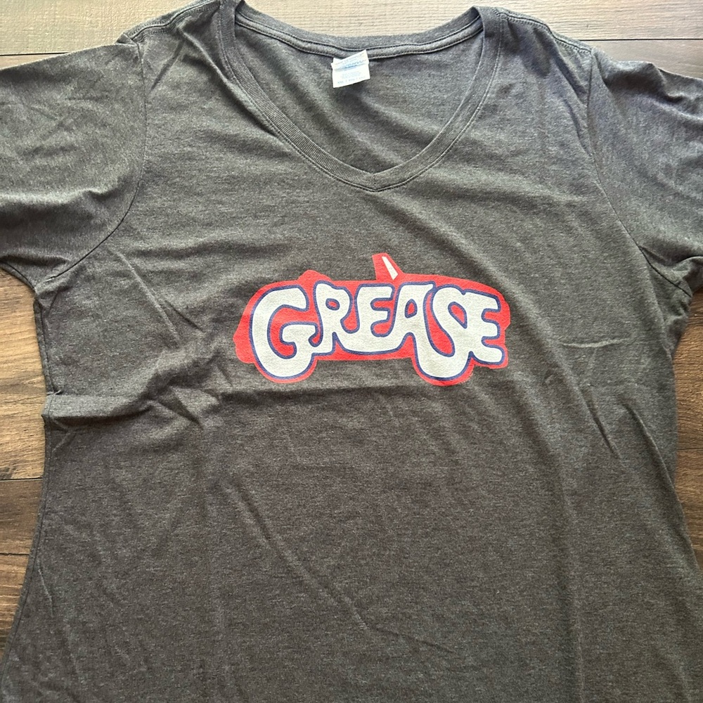 Women’s XXL Grease V-Neck T-Shirt